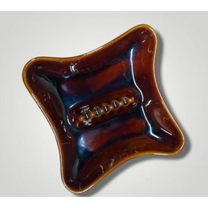 Mid century ashtray Vintage ashtray | 1960's glazed ceramic